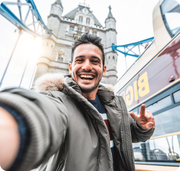 Ser capaz de viajar para o exterior e se comunicar com desenvoltura.